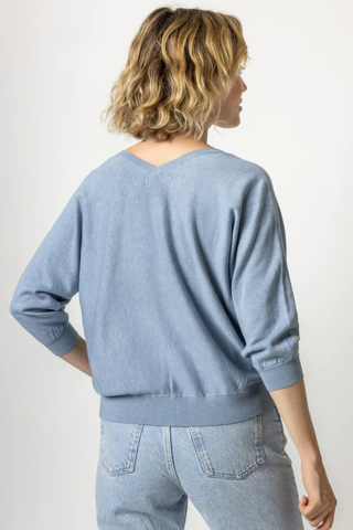 Double V-neck Sweater