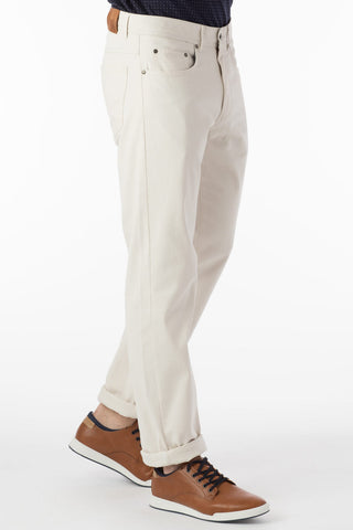Lightweight, Stretch Hopsack Pant Navy and Stone