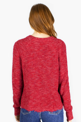 Cotton Distressed Scallop Shaker