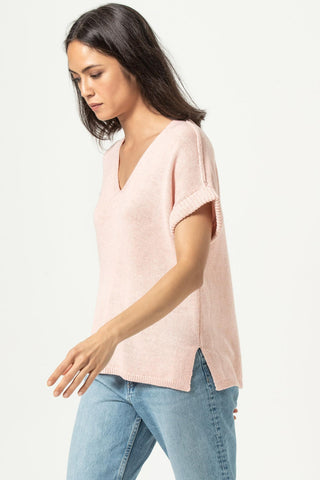 Easy V-Neck Pullover Sweater in 2 Colours