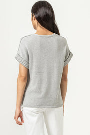 Easy V-Neck Pullover Sweater in 2 Colours