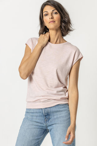 Wedge Slit Neck Casual Sleeveless Shirt