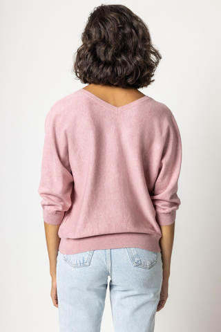 Double V-neck Sweater