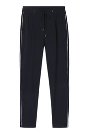Sweat Pant with Piping in Navy