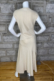 Dress in Grey/Ecru