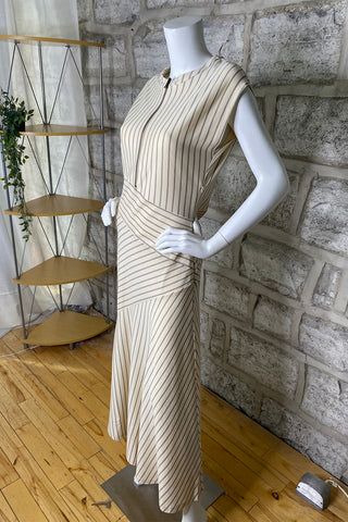 Dress in Grey/Ecru