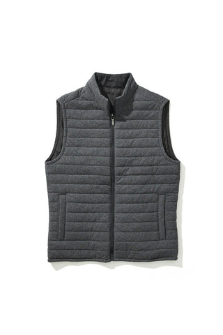 Gallagher Reversible Vest in Charcoal