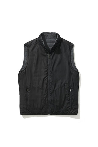 Gallagher Reversible Vest in Charcoal