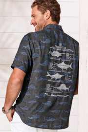 Billfish Billboard Short-Sleeved Camp Shirt by Jordan Ballard