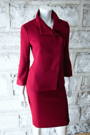Knee-Length Skirt Wine