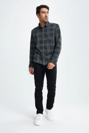Stone Rose's Dip Dyed Jacquard Knit Shirt