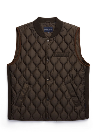 Nylon Quilted Puffer Vest