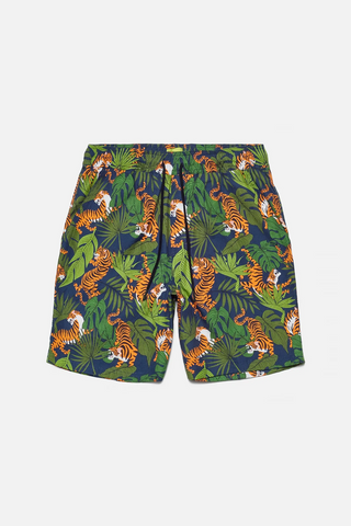 Wild Tigers Print Shorts