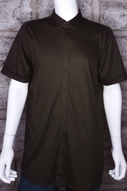 Desoto- Solid Short Sleeve Button Down