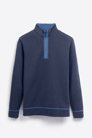 Bugatchi Reversible Quarter Zip Sweater