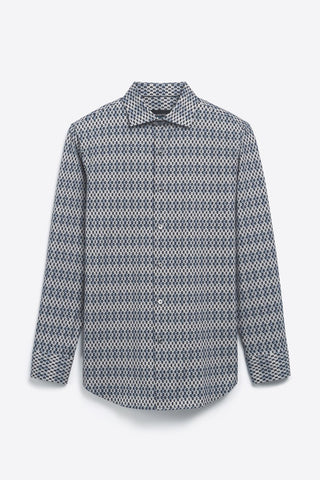 Bugatchi Ooh Cotton Tech Long Sleeve Shirt