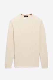 Bugatchi Basketweave Crew Neck Sweater