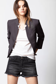 Verys Bis Rock-Graffiti Jacket Grey