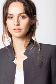 Verys Bis Rock-Graffiti Jacket Grey