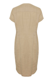 Aminass Linen Dress Four Colours