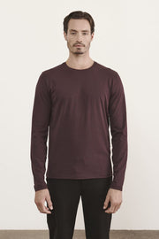 Pima Cotton Crew Neck Long-Sleeved T-Shirt in 8 Colours