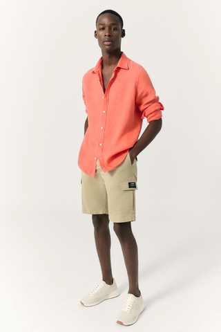 Stylish Linen Malibu Shirt Man