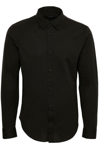 Robo Long-Sleeved Jersey Polo Shirt Black
