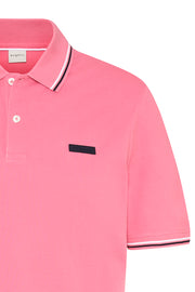 Short Sleeve Knit Polo Shirt