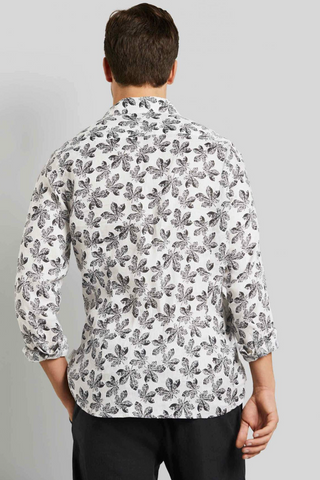 Long Sleeved Patterned Shirt in two colours