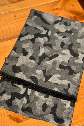 Camouflage Scarf Black