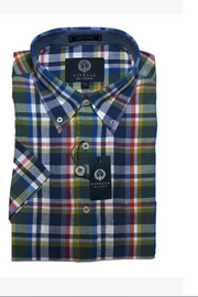 Madras Short Sleeve Casual Shirt in 2 Colours