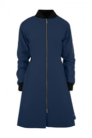 Chicago Rain Coat With Removable Hood Navy
