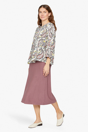Delma Quarter-Sleeved Printed Top