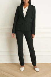 Colette Slim-Leg Dress Pants Black