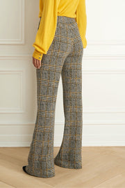 Brushed Glen-Check Dress Pant