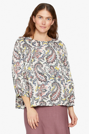 Delma Quarter-Sleeved Printed Top