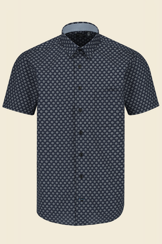 Short Sleeve Dark Navy Shirt