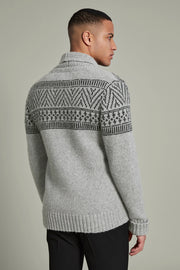 Mashawl Heritage Shawl Collar Sweater