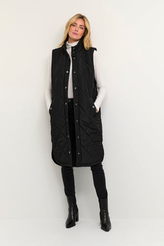 Kaffe KAmeria Long Quilted Coat