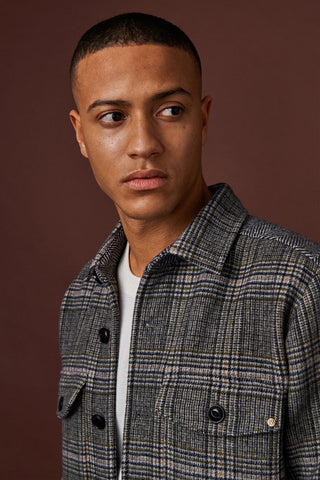 Heritage Jacket in Olive Night Check