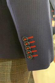 Saturn Sportcoat in a Navy Microcheck