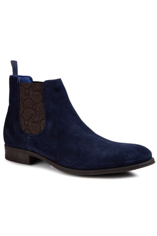 The Travics Chelsea Boot Blue Suede