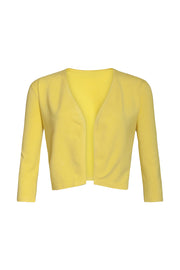 Natural Waist Cropped Cardigan in Four Colours